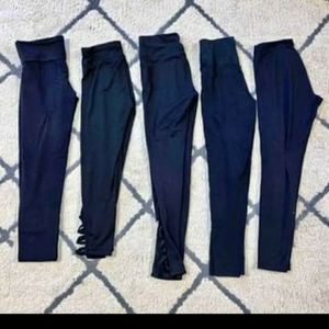 5 pairs of leggings